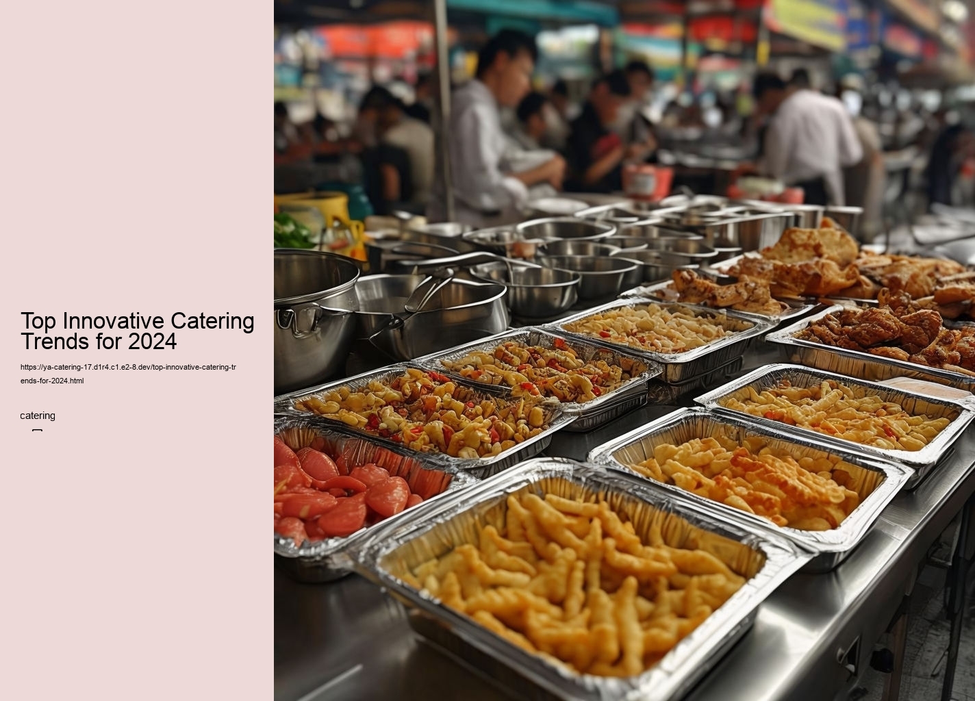 Top Innovative Catering Trends for 2024